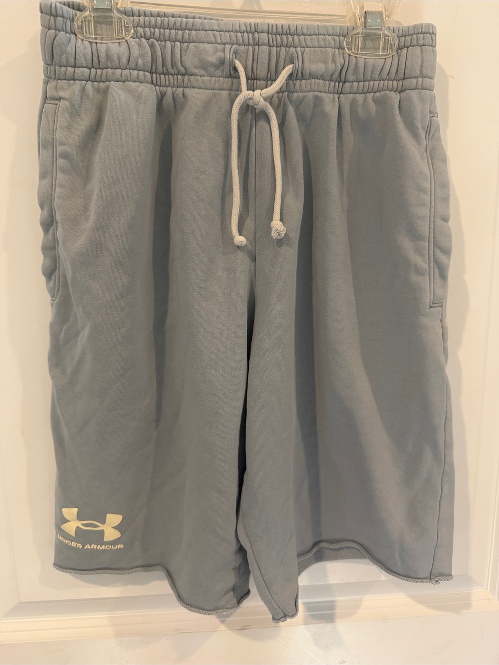 Under Armour Men's Light Blue Athletic Drawstring Shorts
